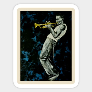 Vintage Miles Davis Sticker